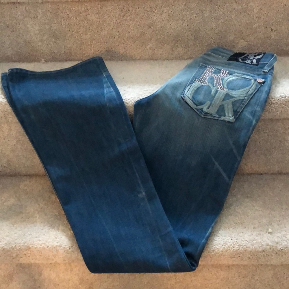 Rock & Republic rhinestone pocket Jeans